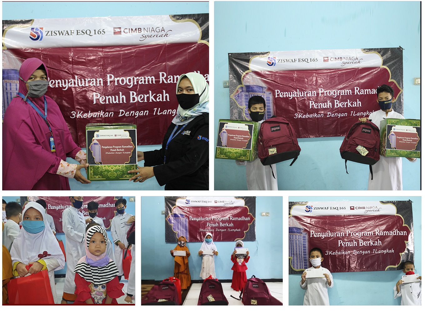 Penyaluran Program Ramadhan Penuh Berkah Bersama Bank CIMB Niaga Syariah